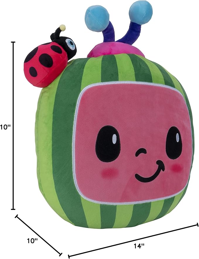 CoComelon Pillow Plush, 18” - Soft, Cuddly, Snuggly, Extra Large Pillow - Toys for Kids, Toddlers, and Preschoolers