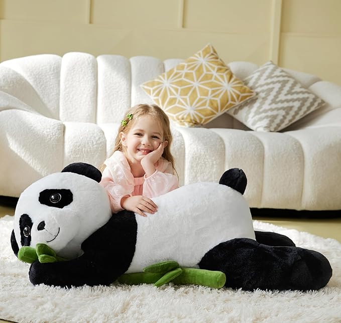 IKASA Giant Panda Stuffed Animal Plush Toy,Big Large Jumbo Soft Toys 30" Huge