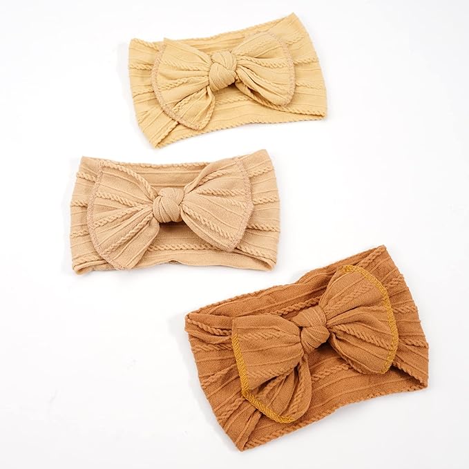 C횋LLOT Super Stretchy Soft Knot Headbands with Hair Bows Head