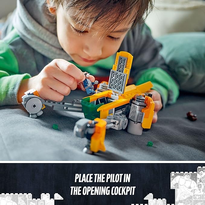 LEGO Marvel Baby Rocket’s Ship 76254 from Guardians of the 3 Featuring 8 and