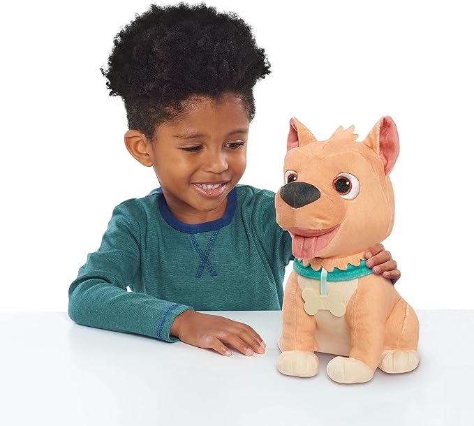 Just Play Cocomelon 100% Recycled Materials Bingo Plush Stuffed Animal, Dog, Officially Licensed Kids Toys for Ages 18 Month