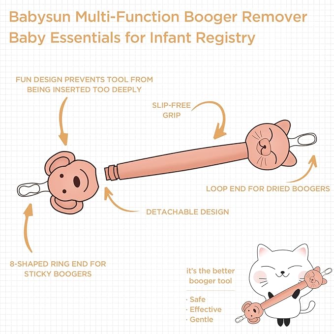 3 in 1 Baby Booger Remover and Baby Ear Cleaner