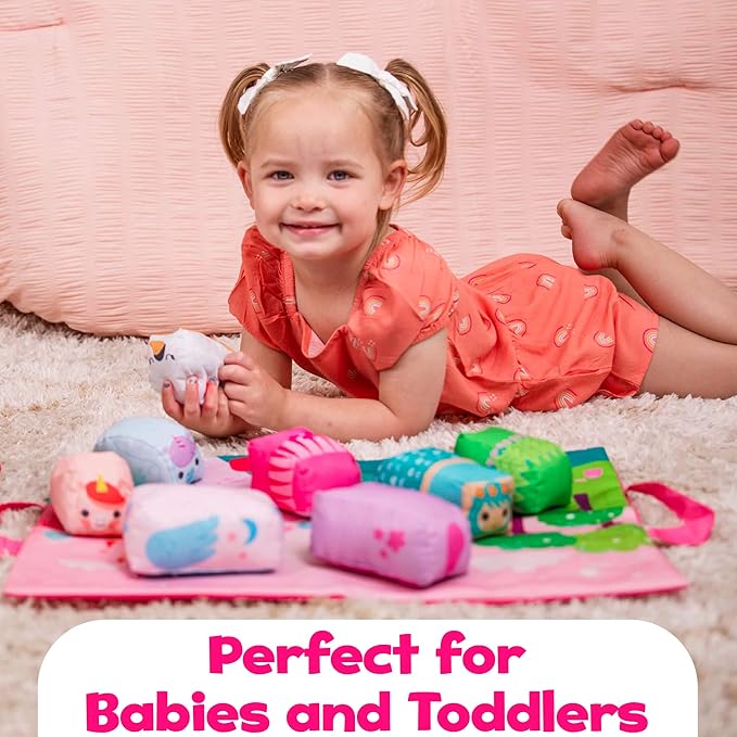 Hapinest Unicorn Carry Playmat Soft Toys Gifts for Baby Girls 1 Year