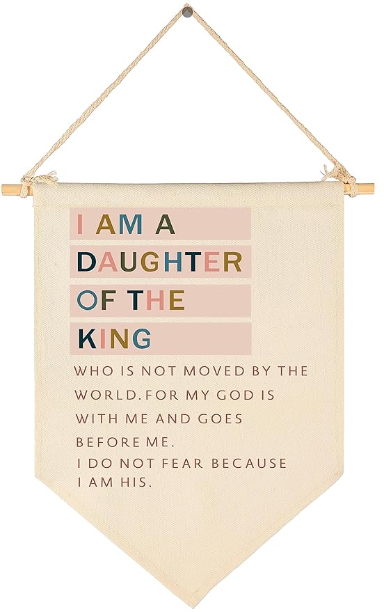 I Am A Daughter Of the King-Inspirational Flag Sign Gifts