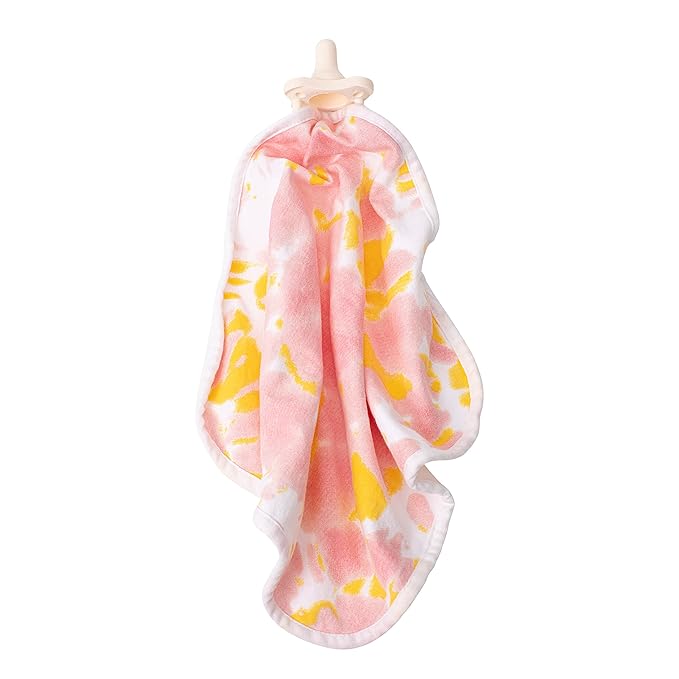 Dr. Brown's Lovey Blanket with Beaded Ring Teether and HappyPaci