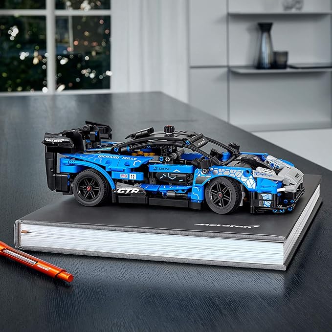 LEGO Technic McLaren Senna GTR 42123 Racing Sports Collectable Model Car Building Kit, Car Construction Toy