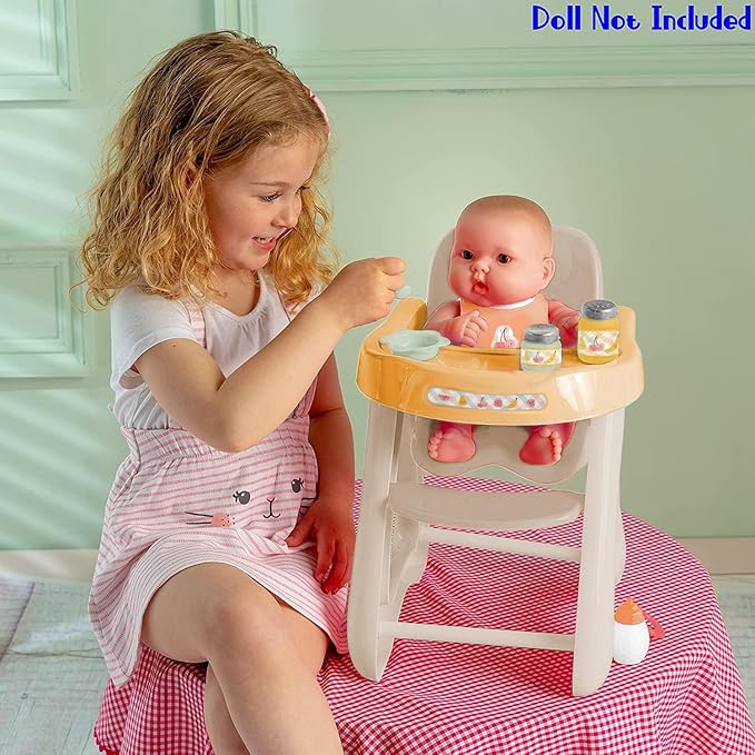 JC Toys - for Keeps Playtime! | Baby Doll High Chair 17" | 2| Earth