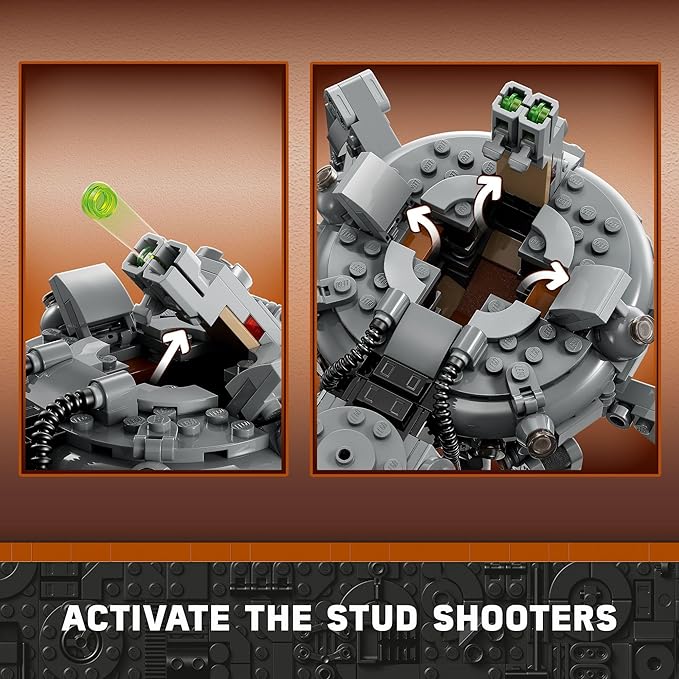 LEGO Star Wars Spider Tank 75361, Building Toy Mech from The Mandalorian Season 3 9+