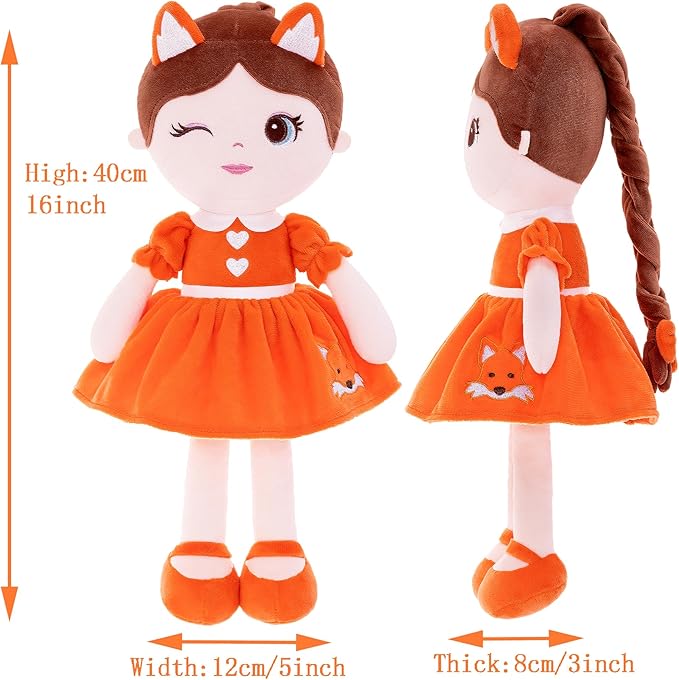 Lazada Soft Baby Doll Plush Girl Toys Fox Girls 16"…