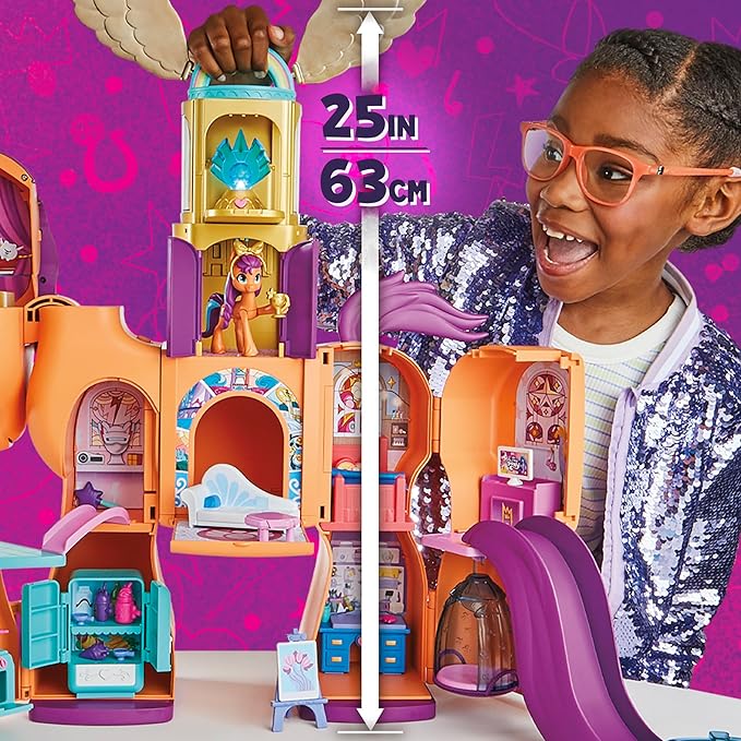 My Little Pony Toys, Sunny's Playset Reveal, 25-Inch-Tall Transforming Doll Playsets and Interactive Toys for 5 Year Old Girls & Boys (Amazon Exclusive)