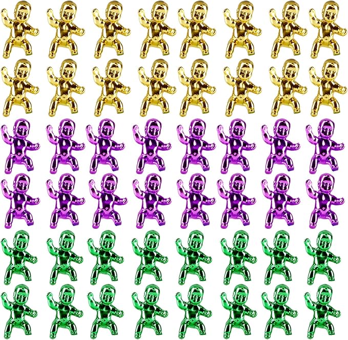 1.2inch Mini Metallic Tiny Babies, Colorful Tiny Baby Dolls King (24 Pcs)