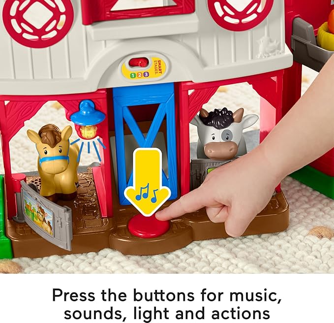 Fisher-Price Little People Toddler Learning Toy Caring for Animals Farm 1+ years