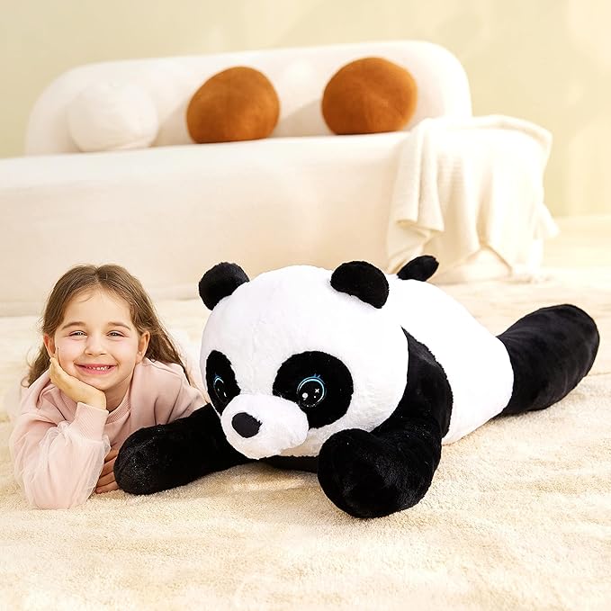 IKASA Giant Panda Stuffed Animal Plush Toy,30" Large Cute Jumbo Soft Toys