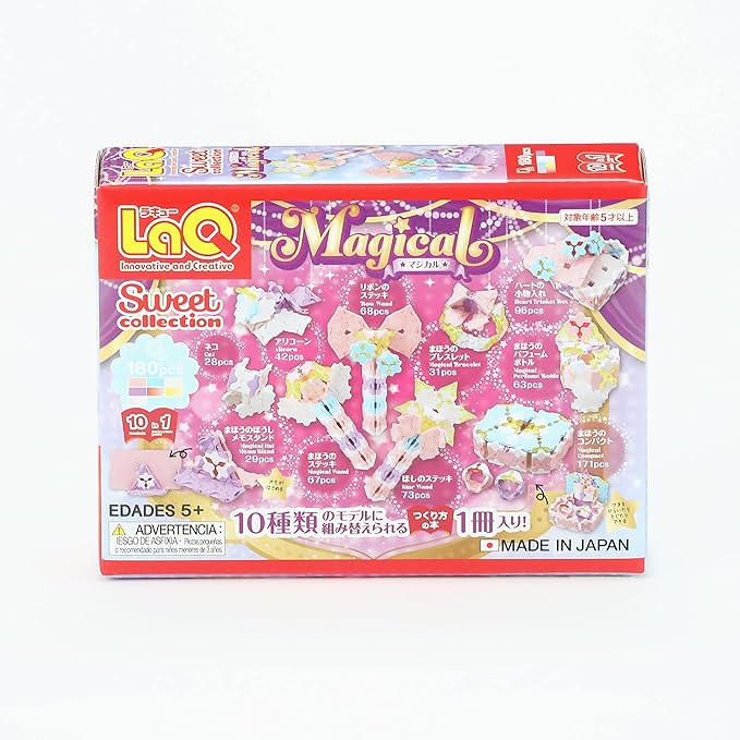 LaQ Sweet Collection Magical | 180 Pieces 10 Models 5+ |