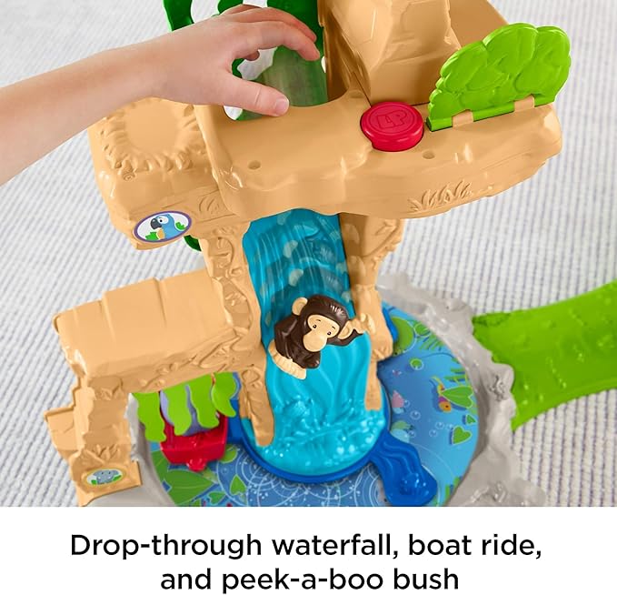 Fisher-Price Little People Toddler Toy Share & Care Safari 2-Ft 7 Figures 1+ years