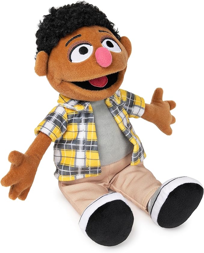 GUND Sesame Street Official Tamir Plush, Premium Plush Doll for Ages 1 & Up 13”