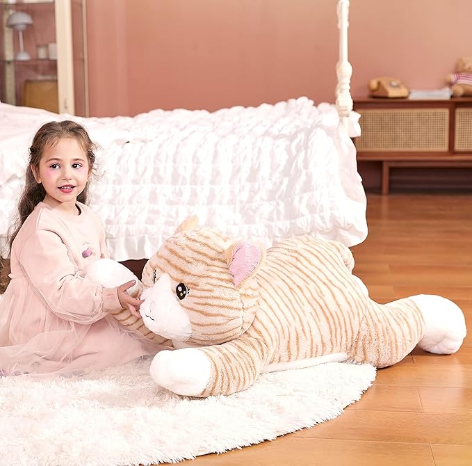IKASA Large Cat Stuffed Animal Plush Toy,Giant Kitten Cute Jumbo Soft Toys (30 inches,