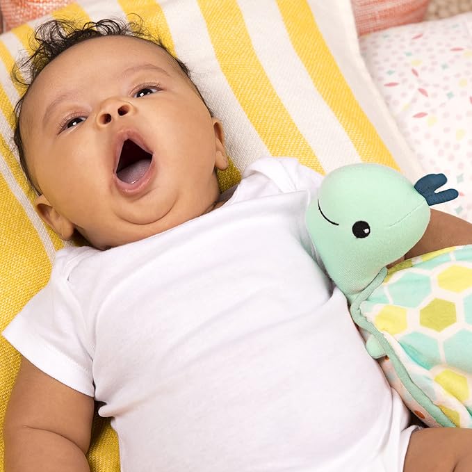 B. toys- B. baby- Baby Glowable Soothing Plush Turtle Shellé0 Months