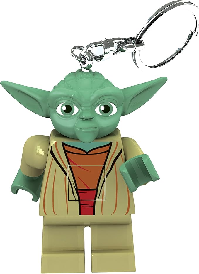 IQ Lego Star Wars Yoda LED Keychain Light - 2.25
