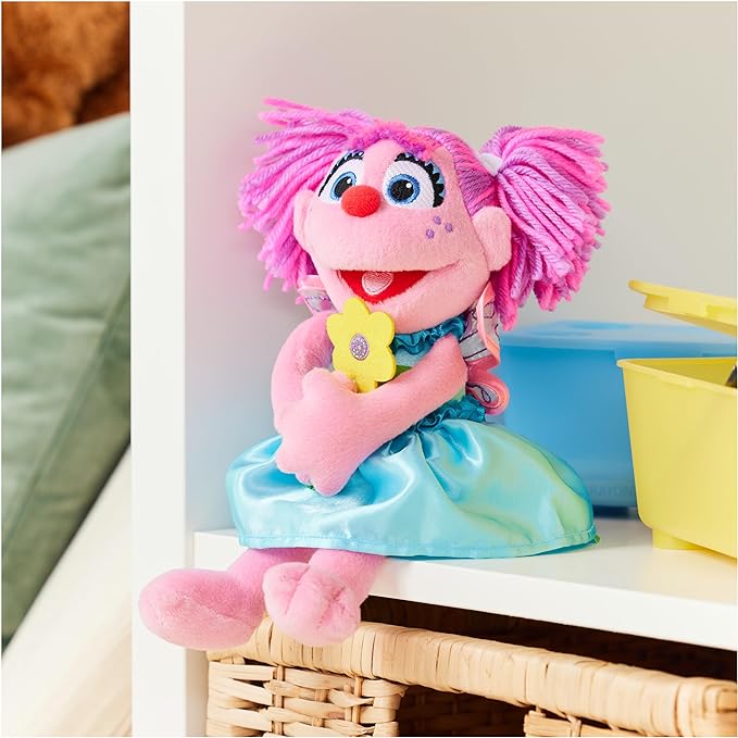 GUND Sesame Street Official Abby Cadabby Muppet Plush, Premium Plush Toy for Ages 1 & Up, Pink/Blue, 11”