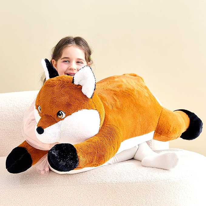 IKASA Giant Fox Stuffed Animal Plush Toy, 30" Large Fox