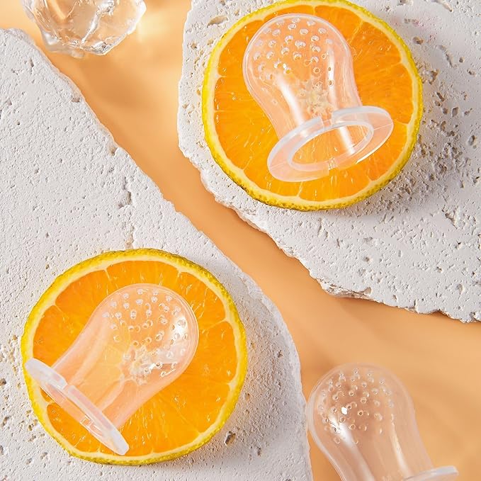 Silicone Baby Fruit Feeder with Freezer Tray Baby Food Feeder