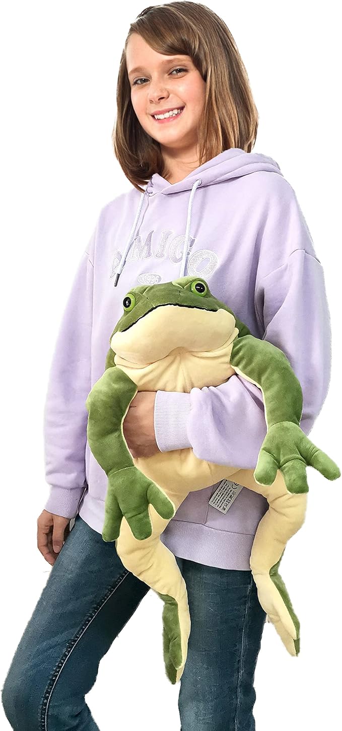 Ice King Bear Plush Giant Frog Stuffed Animal Soft Toy, 22 Inches Large