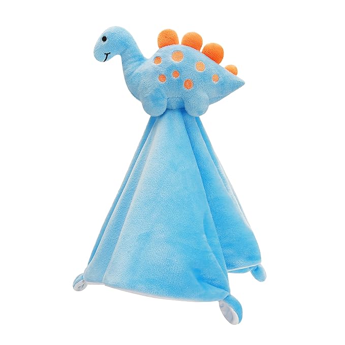 Pro Goleem Dinosaur Security Blanket Soft Loveys for Babies 14 Inch