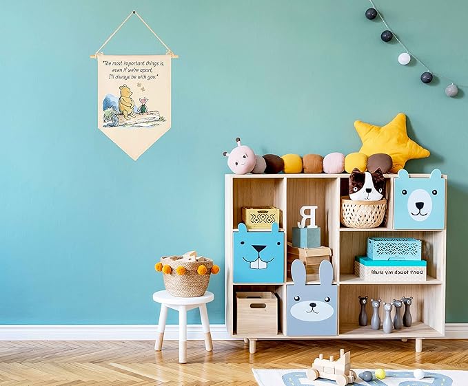 Winie Nursery Flag the Pooh,Nursery Wall Decor