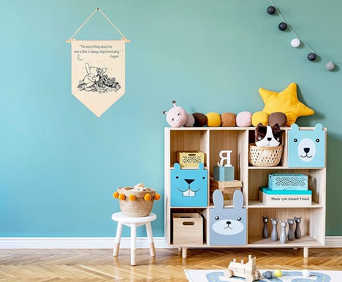 Winie Nursery Flag the Pooh,Nursery Wall Decor