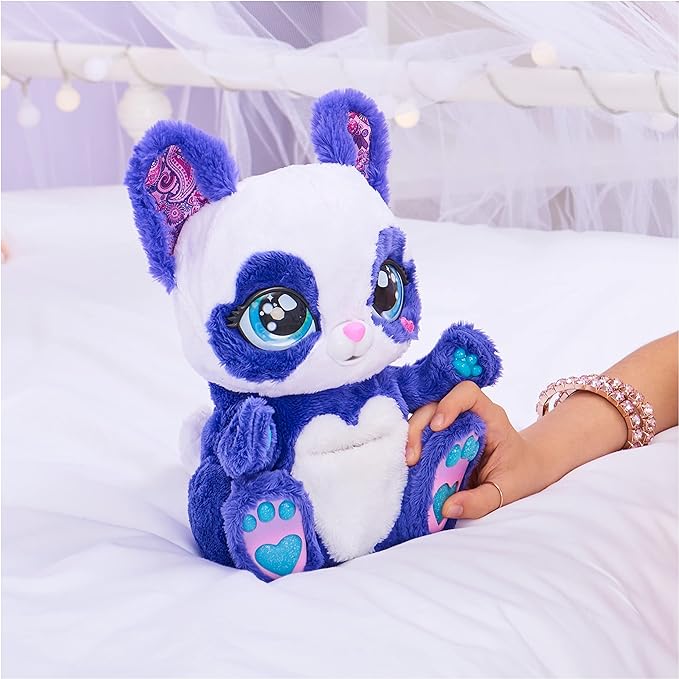 Interactive Panda-Roo Plush Toy with Mystery Baby-Roo Surprise - Over 150 Sounds & Actions, 10+ Engaging Games 5+