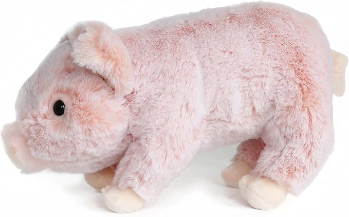 Ice King Bear Lifelike Baby Pig Stuffed Animal Piggy - Piglet Plush Toy 12 Inches