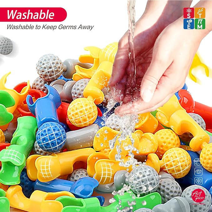 Kids Building Kit STEM Toys Building Blocks Toy Educational Construction 3-8 Best (STEM-170PCS)