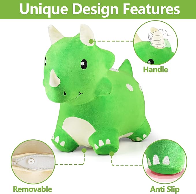 iPlay, iLearn Bouncy Pals Dinosaur Hopper Toy 2 Year Old Boy 3 4 5 6