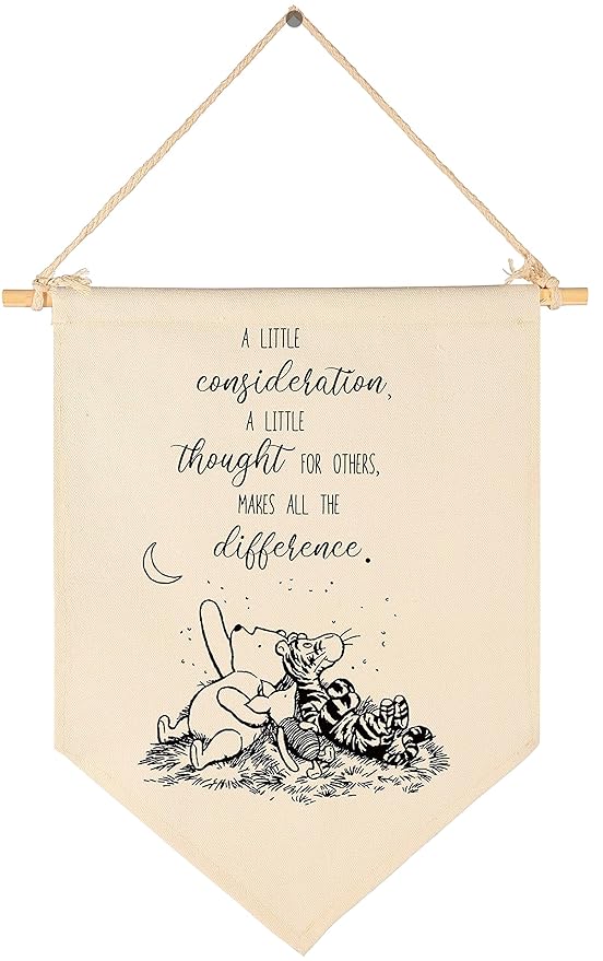Winie Nursery Flag the Pooh,Nursery Wall Decor