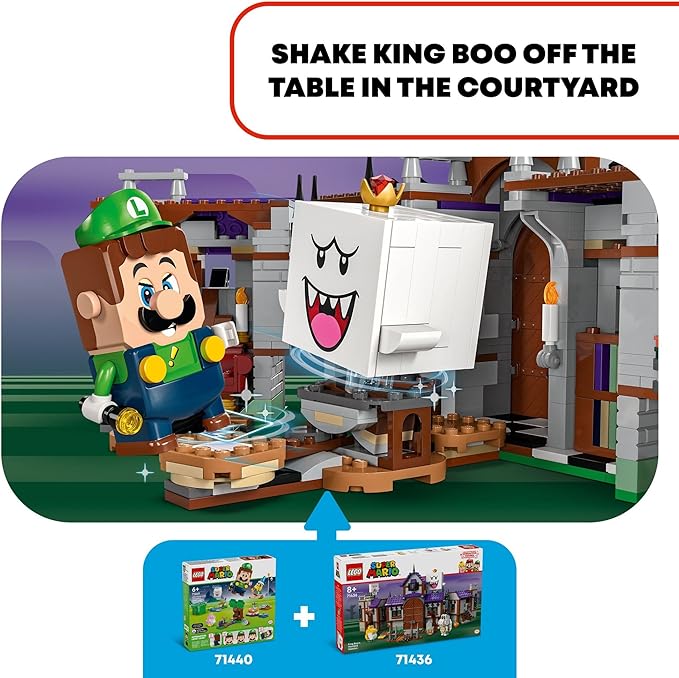 LEGO Super Mario King Boo’s Haunted Mansion, Ghost Toy for Kids 8 and 71436