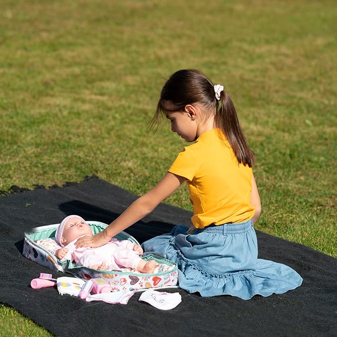 Baby Doll Bed - Portable Doll Bassinet 21 inches