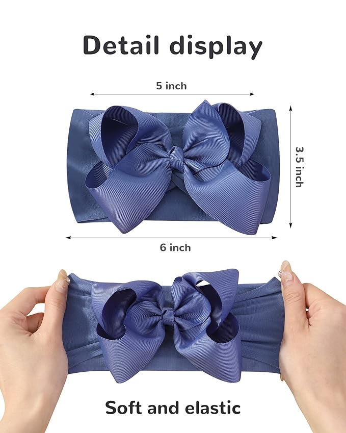 doboi Baby Hair Bows Hair Accessories - 20pcs Big Bows