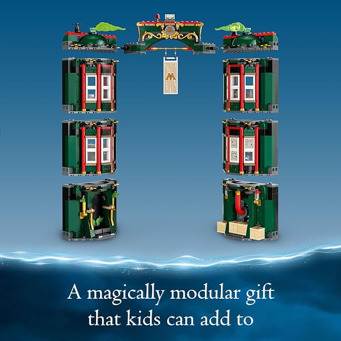 LEGO Harry Potter The Ministry of Magic Building Toy 76403 Large Modular Building Set with 12 Minifigures, Harry Potter Gift Idea for Kids Boys Girls Age 9+