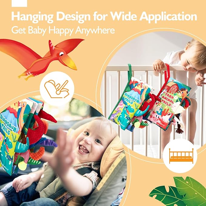 Baby Books 0-6 Months - 2PCS 0-6 Months 0-6-12 Months,