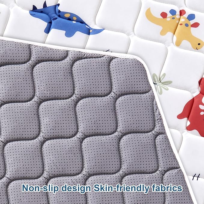 Premium Foam Baby Hexagon Mat 59" X 59", Thick One-Piece Crawling Mat