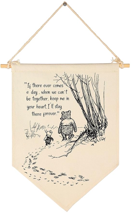 Winie Nursery Flag the Pooh,Nursery Wall Decor