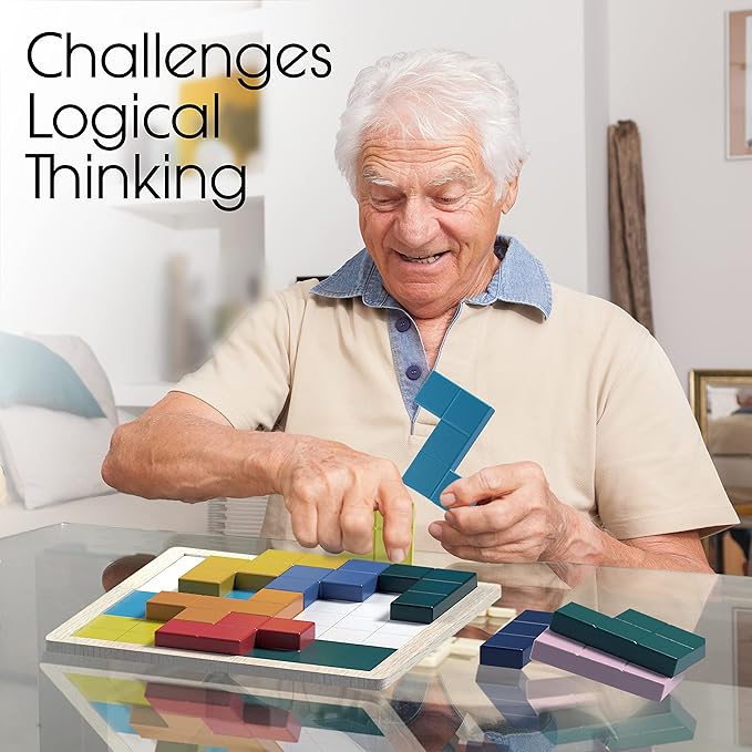 Keeping Busy Tile Matching Adult Memory Games for Dementia Activities for Seniors | Dementia Products Matching Games for Adults | Senior Citizen Gifts Dementia Toys for Elderly Board Games for Seniors