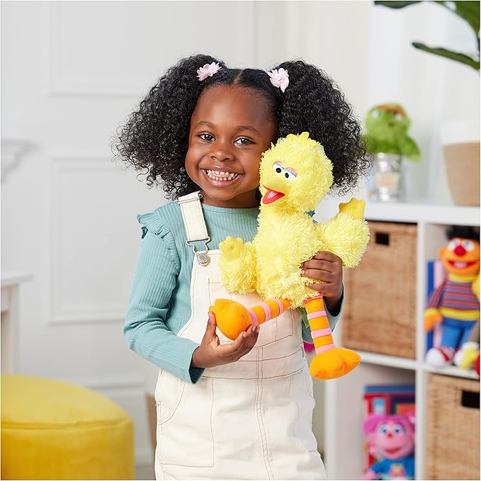 GUND Sesame Street Official Big Bird Muppet Plush, Premium Plush Toy for Ages 1 & Up, Yellow, 14”