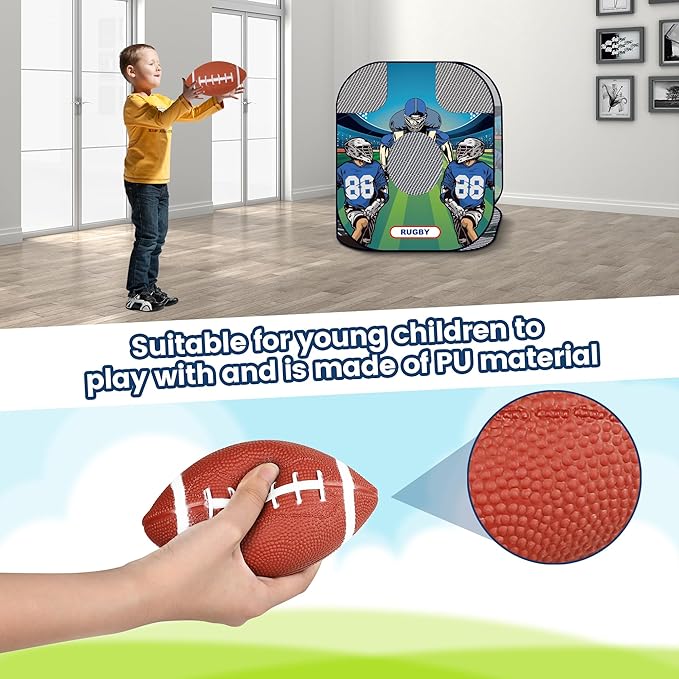 imagifun Throwing Target Toy, Soft Baseball 3-in-1 Volleyball 3-in-1 Toss
