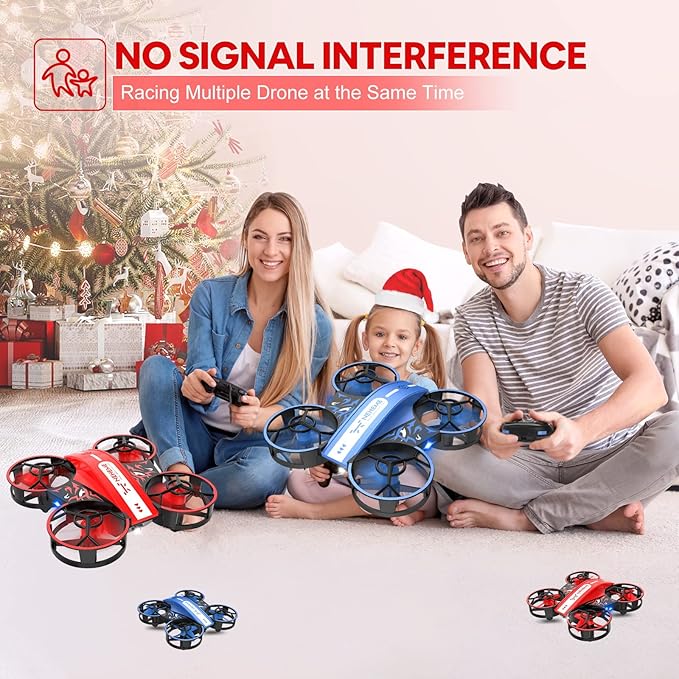 NEHEME NH330 Mini Drones for Kids Beginners Adults, RC Small Helicopter Quadcopter with Headless Mode 3D Flip 2 Batteries,