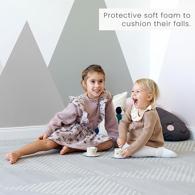 Toddlekind Playmat - Premium Foam Playmat, 4 x 6 feet Premium Quality Foam Play Mat for Babies/Toddlers