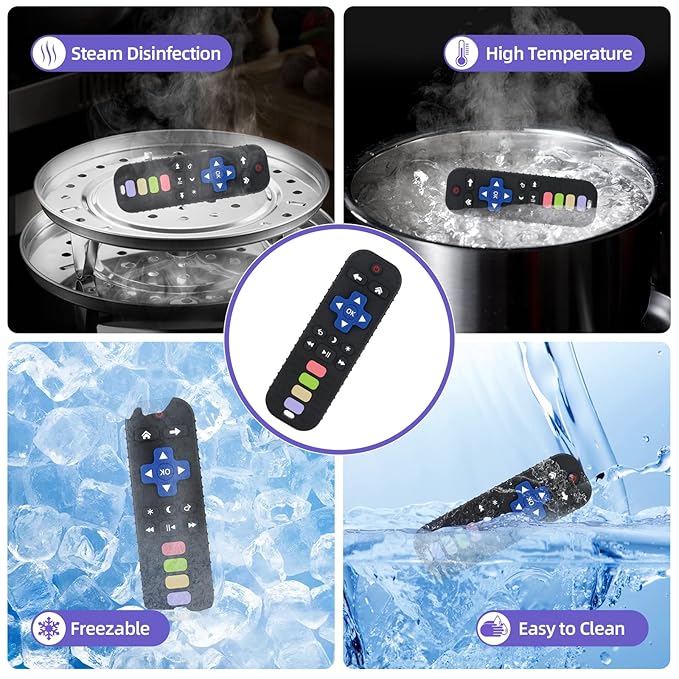 Chuya Baby Remote Control Teether Toy Chew Toy for Babies 0-24 Months
