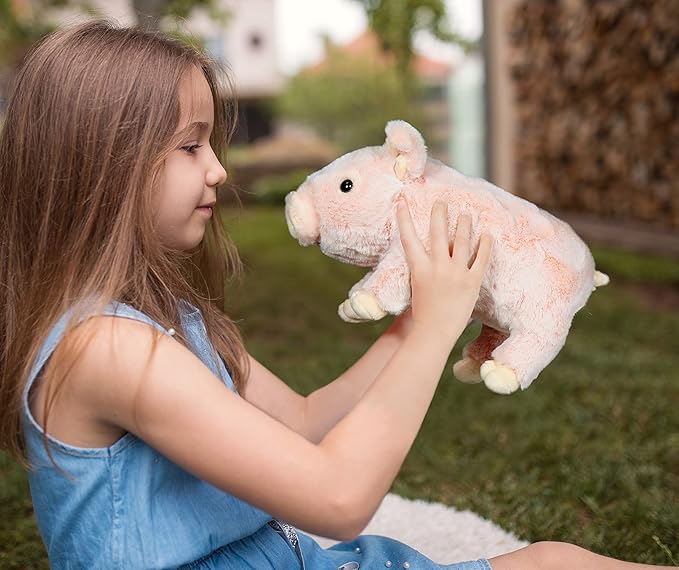 Ice King Bear Lifelike Baby Pig Stuffed Animal Piggy - Piglet Plush Toy 12 Inches