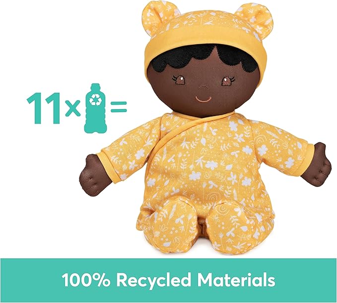 GUND Baby Sustainable Baby Doll, Plush Doll Made from Recycled Materials 12”